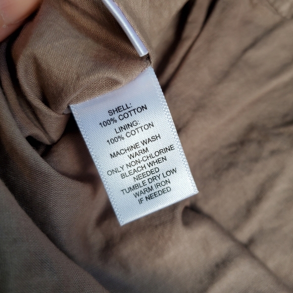 Ann Taylor Loft a-line pleated 100% cotton skirt size 2‎ - Picture 6 of 8